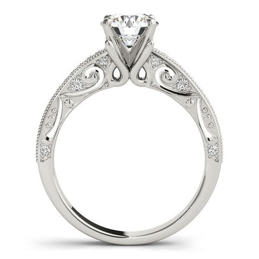 Bids.com 14k White Gold Antique Pronged Round Diamond Engagement Ring (1 1/8 cttw) Rings White Smoke 3 / White Gold,3.5 / White Gold,4 / White Gold,4.5 / White Gold,5 / White Gold,5.5 / White Gold,6 / White Gold,6.5 / White Gold,7 / White Gold,7.5 / White Gold,8 / White Gold,8.5 / White Gold,9 / White Gold