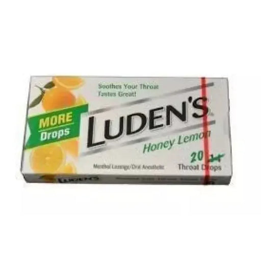 Ludens Ludens Throat Drops Honey Lemon 20 Ct 20 Boxes 1 Case Candy & Chocolate Gray