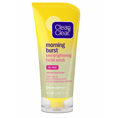 Clean & Clear Clean & Clear Morning Burst Skin Brightening Facial Scrub 5 Oz Skin Care White Smoke