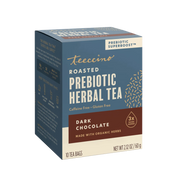 Teeccino Dark Chocolate Prebiotic SuperBoost Herbal Tea Herbal Tea Dim Gray 25 tea bags,10 tea bags