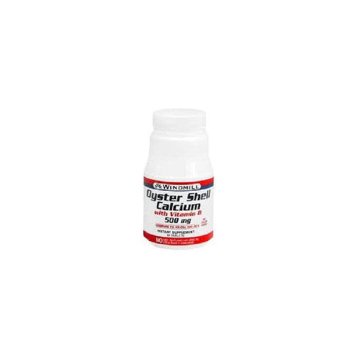 Windmill Windmill Calcium 500 Mg Tablets Oyster Shell With Vitamin D Vitamins & Supplements White Smoke