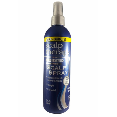 Sulfur 8 Sulfur 8 Medicated Dandruff Control Scalp Spray 12 Oz Hair Care White Smoke