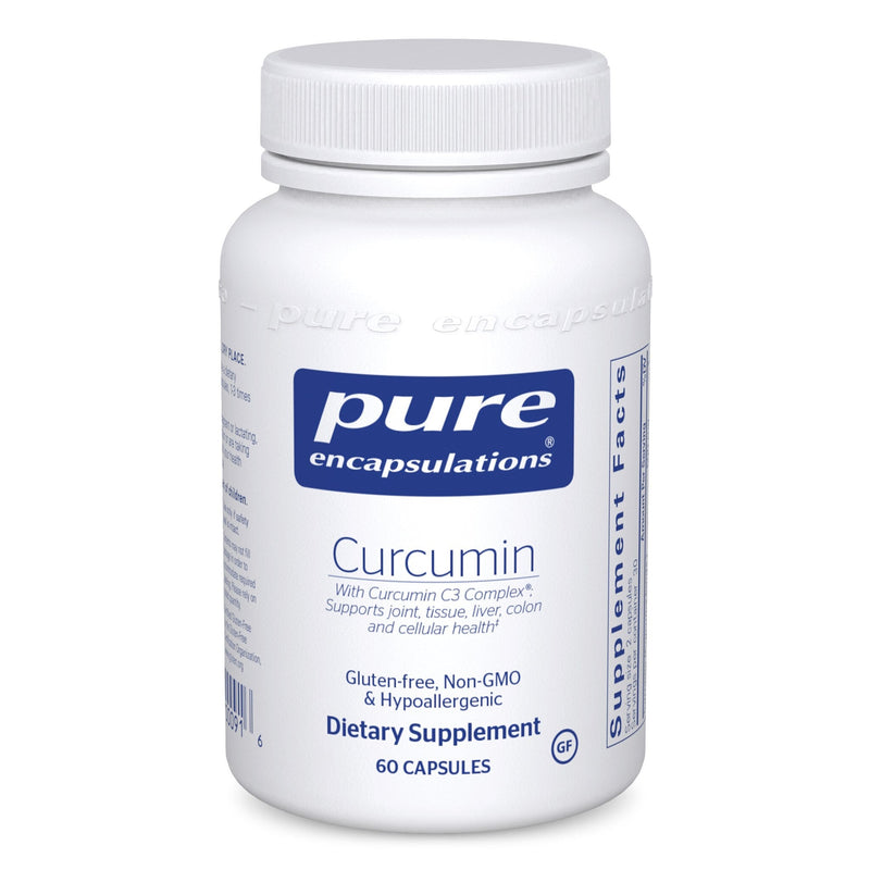 Pure Encapsulations Pure Curcumin 250 mg, 60 Capsules Vitamins & Supplements White Smoke