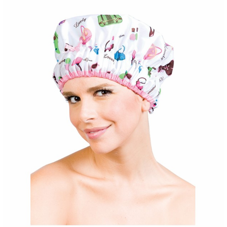 Betty Dain Betty Dain Diva Shower Cap 5200 Shower Caps White Smoke