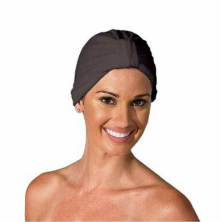 0 Betty Dain Terry Turban Black Headwear 165 Hair Styling Tools White Smoke