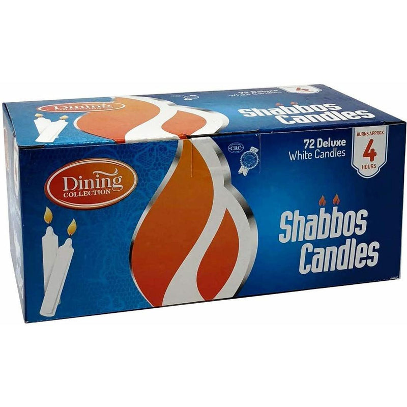 0 Shop - CANDLE SABBATH- 3 HOUR -72pak Candles White Smoke