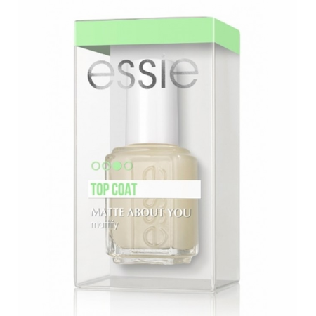 Essie Essie Matte About You Top Coat 0.46 Oz Nails Light Gray