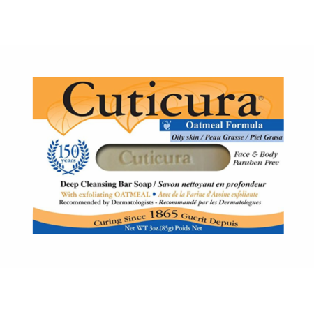 Cuticura Cuticura Oily Skin Deep Cleansing Soap 3 Oz Soap & Lotion Dispensers White Smoke
