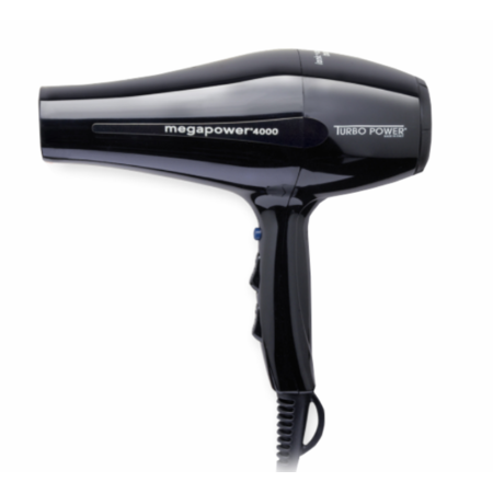 0 Turbo Power Hair Dryer #326 MegaTurbo 4000-pc Hair Dryers White Smoke