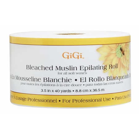 GiGi GiGi Bleached Muslin Roll 3.5′ X 40 Yards Hair Removal Lavender