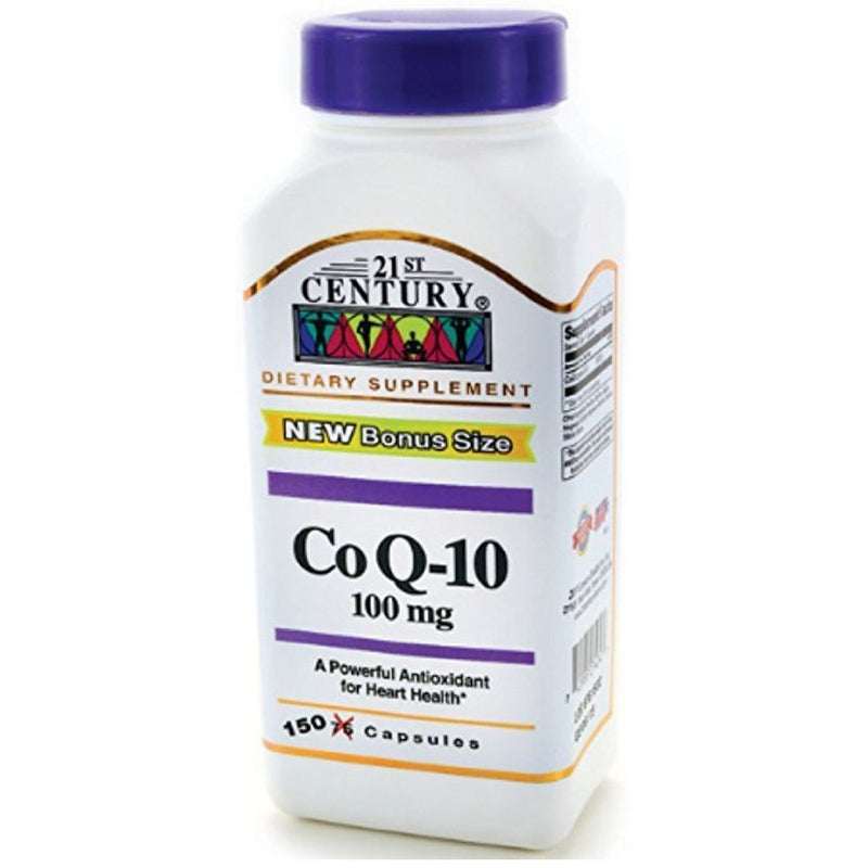 21st Century 21st Century Co Q10 100 Mg, 150 Capsules Vitamins & Supplements White Smoke
