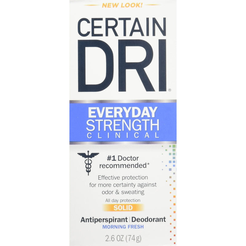 Certain Dri Certain Dri Everyday Strength Clinical Antiperspirant, 2.6 Oz Deodorant White Smoke