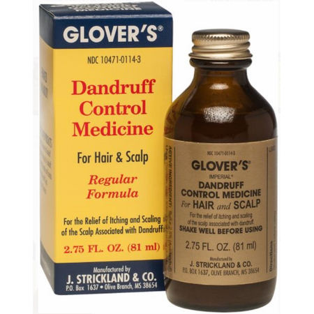 Glover's Glover's Dandruff Control Medicine Regular Formula - 2.75 Fl Oz Hair Care White Smoke