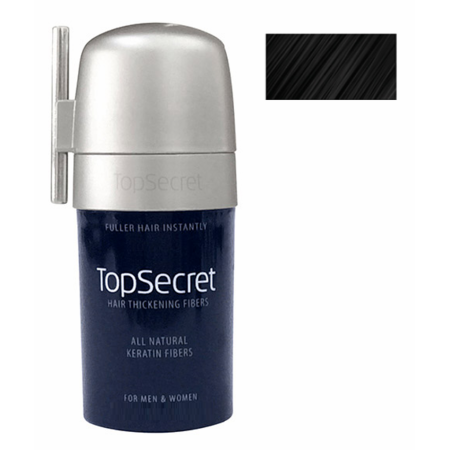 0 Top Secret Hair Thickening Fibers Black 0.42 Oz Regular Size Hair Styling Products White Smoke