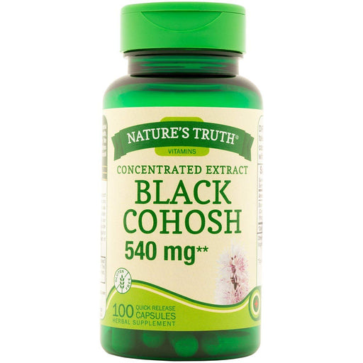 Nature's Truth Nature's Truth Black Cohosh, 700 Mg, 100 Quick Release Capsules Vitamins & Supplements White Smoke