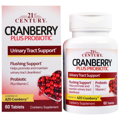 21st Century 21st Century Cranberry Plus Probiotic Tablets Vitamins & Supplements White Smoke