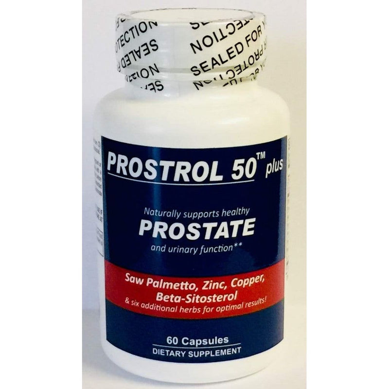 Prostrol 50 Plus Prostrol 50 Plus Prostate Supplement With Saw Palmetto, Zinc, Copper, Beta-Sitosterol, Lycopene And 5 Additional Ingredients For Optimal Prostate Support Cooking & Baking Ingredients Light Gray