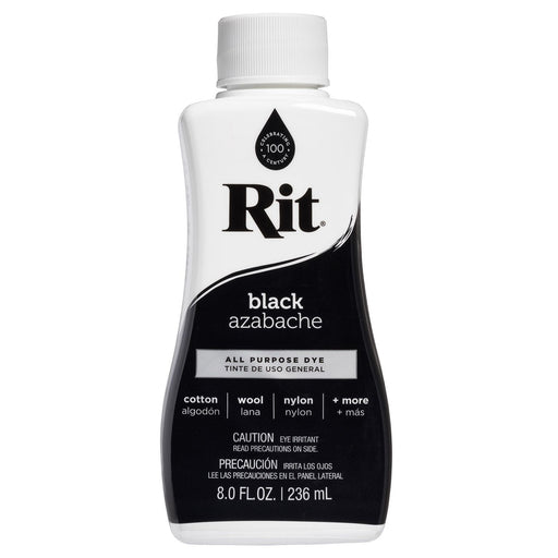 Rit Rit All Purpose Liquid Dye - Black, 8 Oz Shoe Treatments & Dyes White Smoke