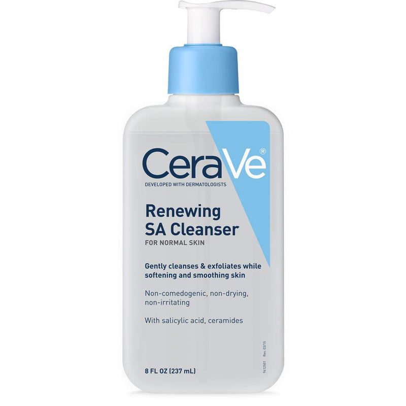 CeraVe CeraVe Renewing SA Cleanser For Normal Skin 8 Oz Skin Care White Smoke