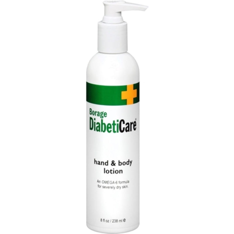 Diabeticare Shikai Diabeticare Hand And Body Lotion Borage - 8 Oz Lotion & Moisturizer White Smoke