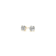Bids.com 1/2 cttw Lab Grown Round Diamond Stud Earrings 14k Yellow Gold (G/VS2) Earrings White Smoke Yellow Gold