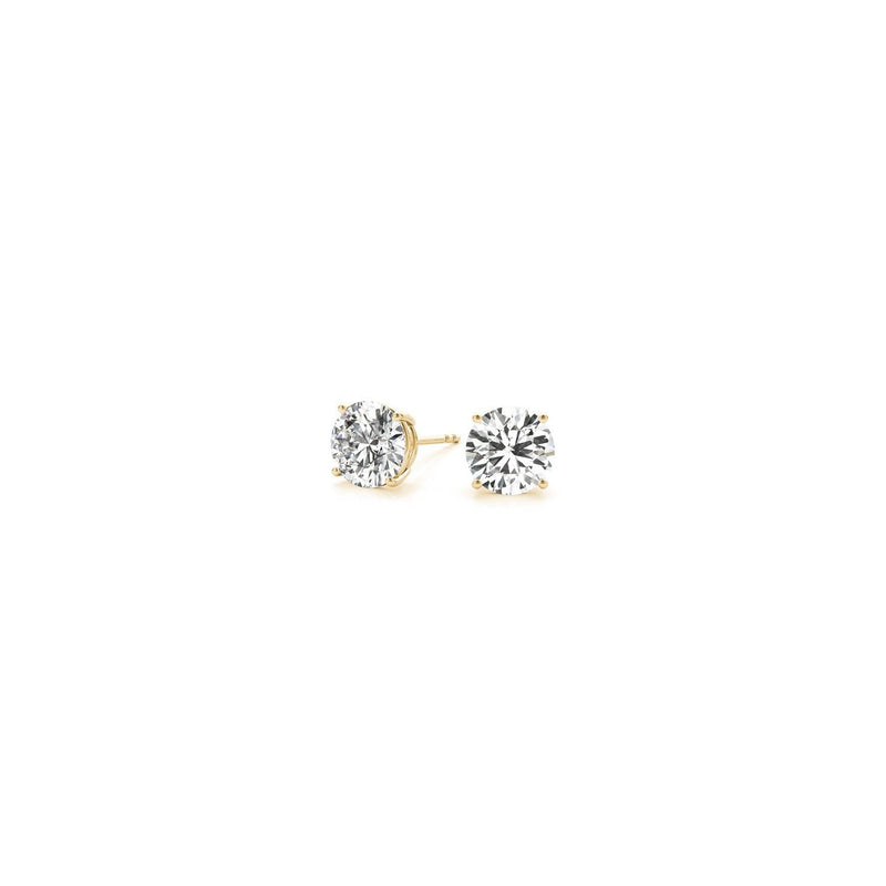 Bids.com 1/2 cttw Lab Grown Round Diamond Stud Earrings 14k Yellow Gold (G/VS2) Earrings White Smoke Yellow Gold