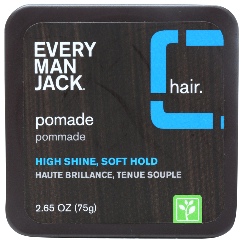 Every Man Jack Every Man Jack Pomade High Shine Soft Hold 2.65 Oz Hair Styling Products Dark Slate Gray