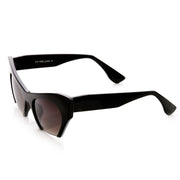 zeroUV Women's Modern Cat Eye Bottom Cut Sunglasses 9232 Sunglasses White Smoke Black,Tortoise,White
