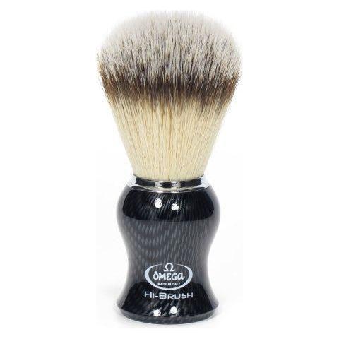 Omega Omega 46650 Synthetic Fiber Shaving Brush Shaving Brush Light Gray