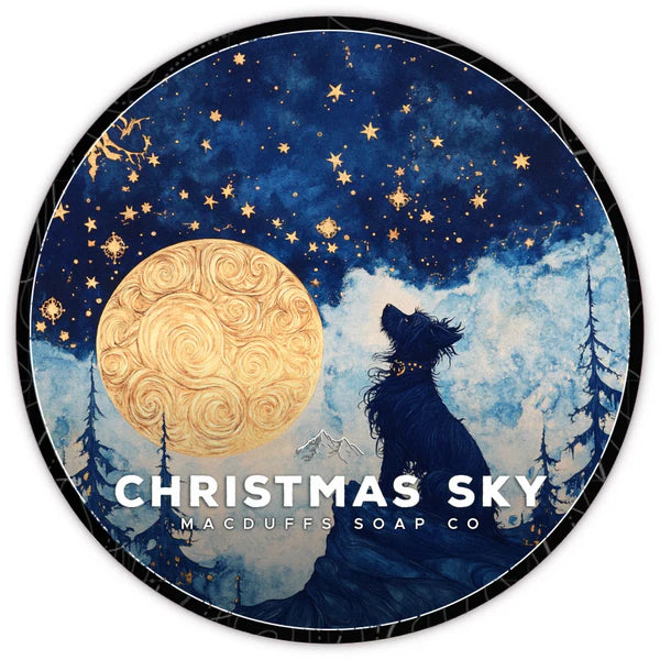 Macduffs Soap Company Macduffs Soap Company Christmas Sky Shaving Collection Shaving Set White Smoke Shaving Soap 4.2 oz