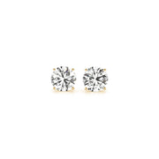 Bids.com 1 1/2 cttw Certified IGI Lab Grown Round Diamond Stud Earrings 14k Yellow Gold (G/VS2) Earrings White Smoke Yellow Gold