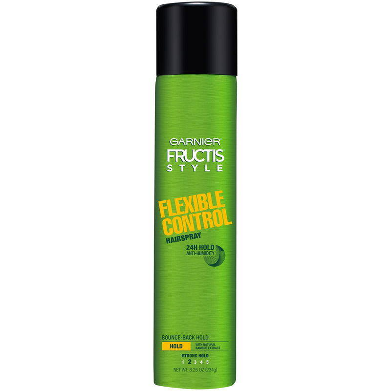 Fructis Fructis Garnier Style Flexible Control Anti-Humidity Hairspray, Strong Hold 2 - 8.25 Oz Health & Beauty Olive Drab