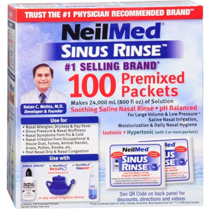 NeilMed NeilMed Sinus Rinse Saline Nasal Rinse, Premixed Packets Health & Beauty Lavender