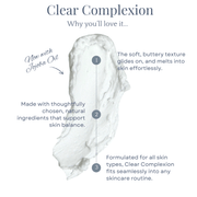 Clara & Fritz Tallow Shop Clear Complexion Whipped Tallow Facial Moisturizer Lotion & Moisturizer White Smoke 2 fl oz,4 fl oz