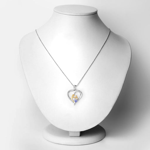 Bids.com 0.45 Carat Genuine Tanzanite .925 Sterling Silver Pendant Pendants White Smoke size 18.00