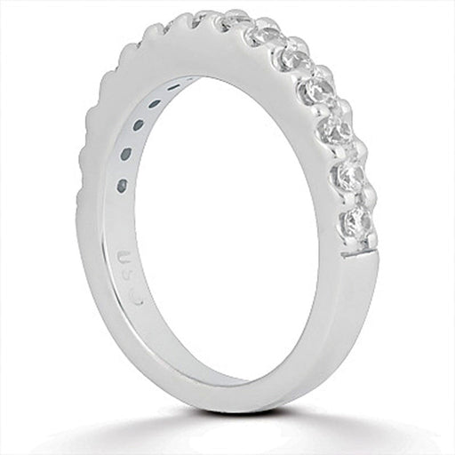 Bids.com 14k White Gold Shared Prong Diamond Wedding Ring Band Rings White Smoke 4 / White Gold,4.5 / White Gold,5 / White Gold,5.5 / White Gold,6 / White Gold,6.5 / White Gold,7 / White Gold,7.5 / White Gold,8 / White Gold,8.5 / White Gold,9 / White Gold
