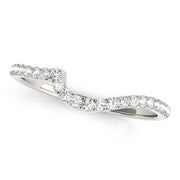 Bids.com 14k White Gold Round Pave Setting Curved Diamond Wedding Ring (1/5 cttw) Rings White Smoke 3 / White Gold,3.5 / White Gold,4 / White Gold,4.5 / White Gold,5 / White Gold,5.5 / White Gold,6 / White Gold,6.5 / White Gold,7 / White Gold,7.5 / White Gold,8 / White Gold,8.5 / White Gold,9 / White Gold