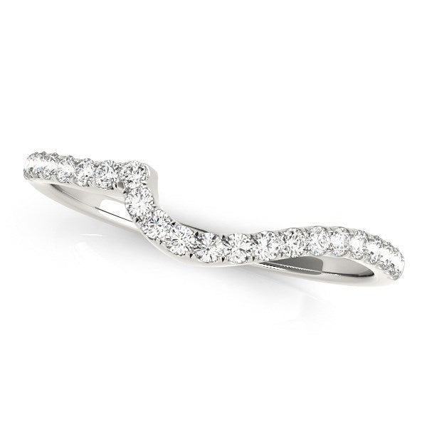 Bids.com 14k White Gold Round Pave Setting Curved Diamond Wedding Ring (1/5 cttw) Rings White Smoke 3 / White Gold,3.5 / White Gold,4 / White Gold,4.5 / White Gold,5 / White Gold,5.5 / White Gold,6 / White Gold,6.5 / White Gold,7 / White Gold,7.5 / White Gold,8 / White Gold,8.5 / White Gold,9 / White Gold