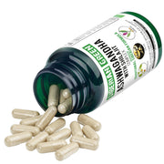 SiberianGreen.com Ashwagandha with Altai Shilajit & Turmeric | Ayurvedic Herbal Complex 60 Capsules Herbs White Smoke