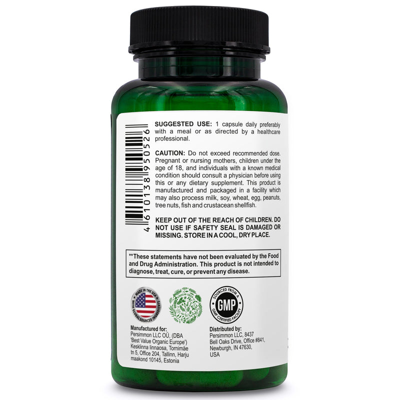 SiberianGreen.com Ashwagandha with Altai Shilajit & Turmeric | Ayurvedic Herbal Complex 60 Capsules Herbs Gray