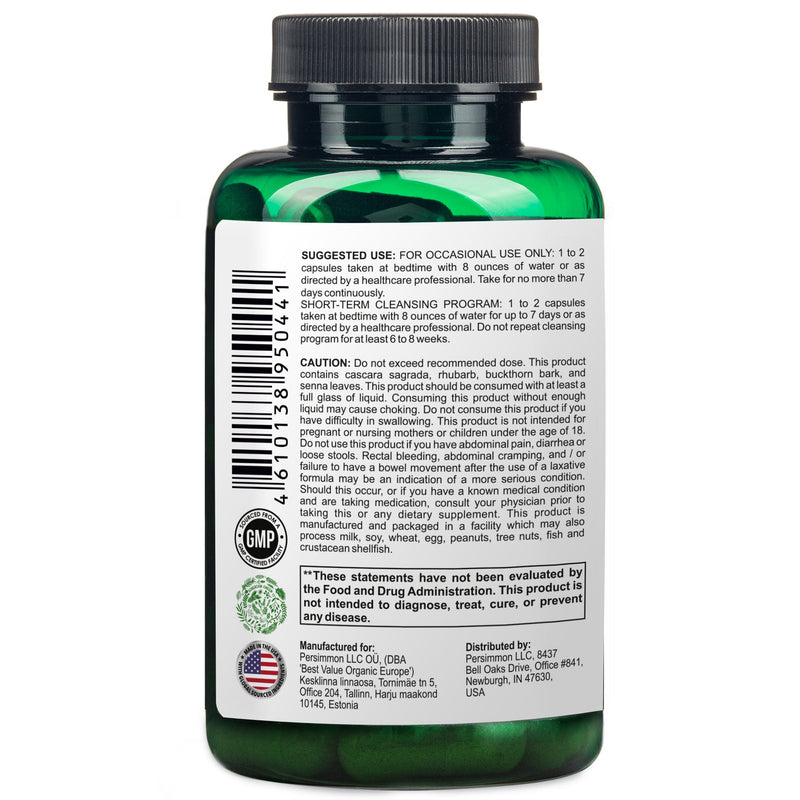 SiberianGreen.com Siberian Green Herbal Colon Detox - 90 Capsules Herbs Gray