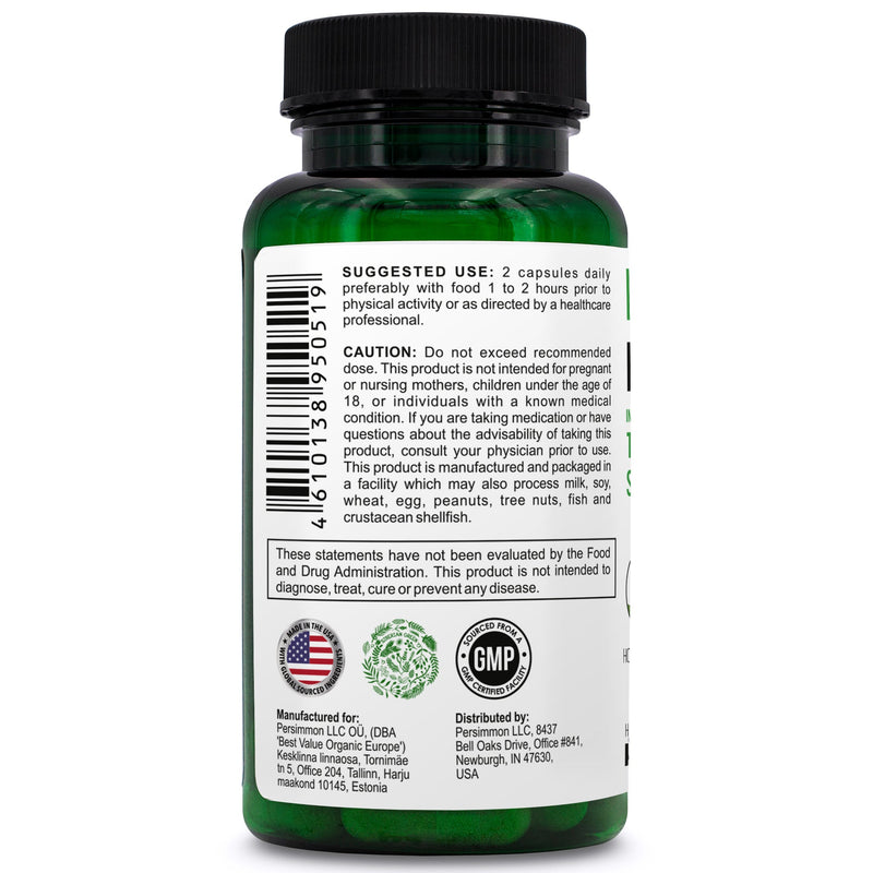 SiberianGreen.com Rasputin Herbs with Horny Goat Weed Maca Root Complex 60 Caps Herbal Gray