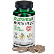 SiberianGreen.com Rasputin Herbs with Horny Goat Weed Maca Root Complex 60 Caps Herbal White Smoke