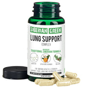SiberianGreen.com Herbal Lung Support – Quercetin, Pine Bark, Citrus Bioflavonoids | 60 Capsules by Siberian Green Herbs White Smoke