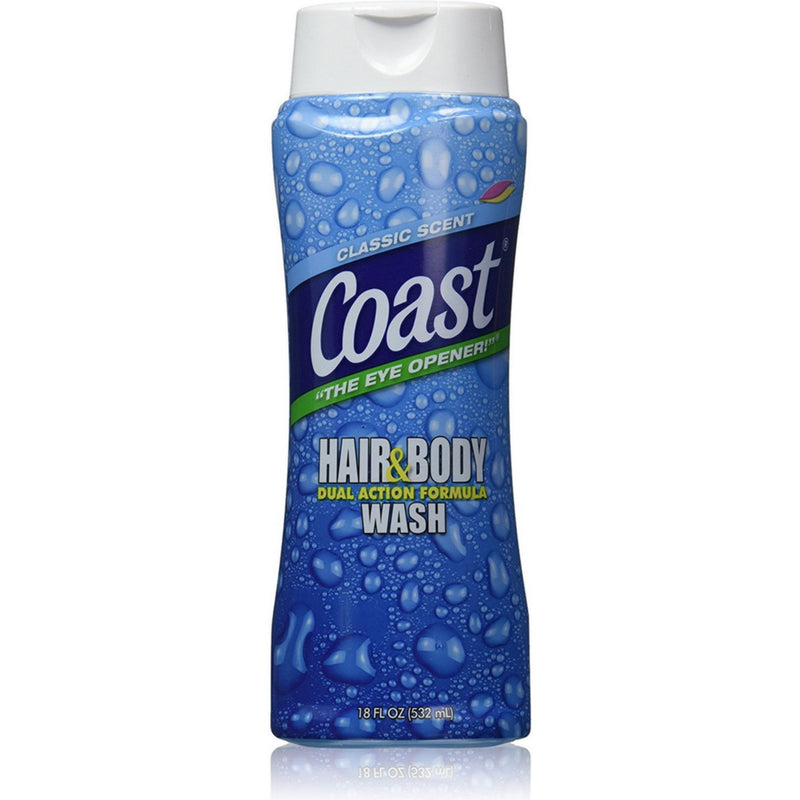Coast Coast Classic Scent Hair & Body Wash 18 Fl Oz Body Wash Midnight Blue