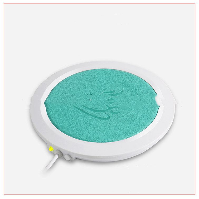 SmartPursue™ ☕ USB Cup Warmer Mat Pad – Portable Coffee & Tea Mug Heating Coaster Beverage Warmers White Smoke Blue / USB