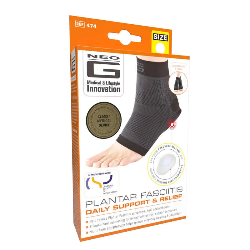Neo G Neo G Plantar Fasciitis Support (X-Large) Supports & Braces White Smoke
