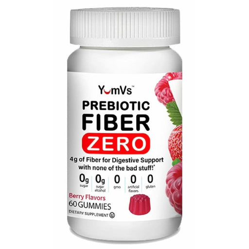 Yum Vs Yum Vs Prebiotic Fiber, Zero, Gummies, Berry Flavors Vitamins & Supplements White Smoke