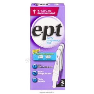 E.P.T. E.P.T. Analog Pregnancy Test Pregnancy Tests White Smoke