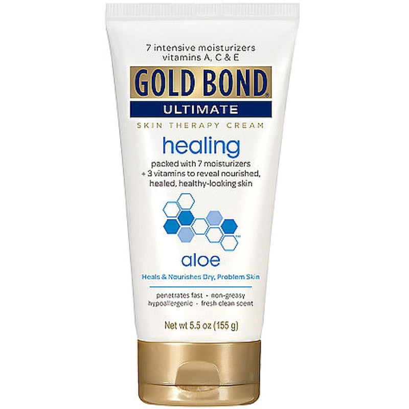 Gold Bond Gold Bond Ultimate Skin Therapy Lotion, Healing Aloe, 5.5 Oz Lotion & Moisturizer White Smoke